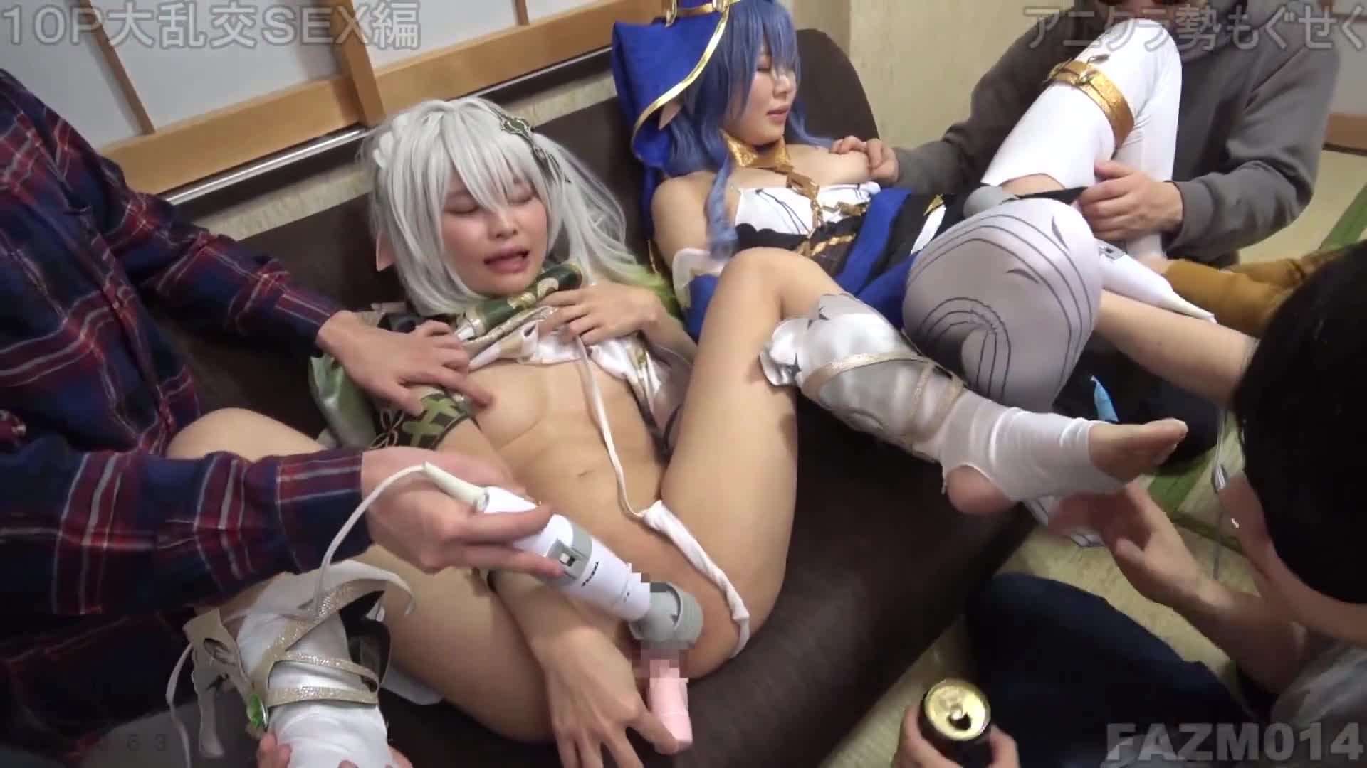 美少女レイヤー2名10P大乱交SEX【Wマ●コ生ハメ交互中出し】全員Dキス＆フェラ＆ハメ放題【ザーメン連射ぶっかけエンドレス超連続SEX】これまでのアニクラ勢もぐせく最高峰スペシャル完成致しました＋逆3Pハーレム童... - AV大平台-中文字幕,成人影片,AV,国产,线上看