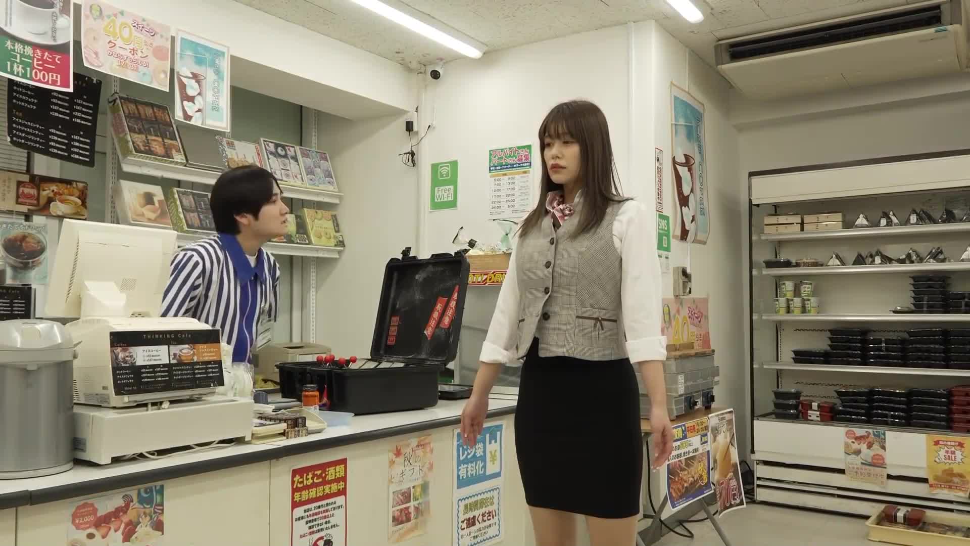 [AI解碼版]時間停止便利商店。能夠停止時間的神奇裝置，讓你隨心所欲地插入或停止時間。 - AV大平台 - 中文字幕，成人影片，AV，國產，線上看